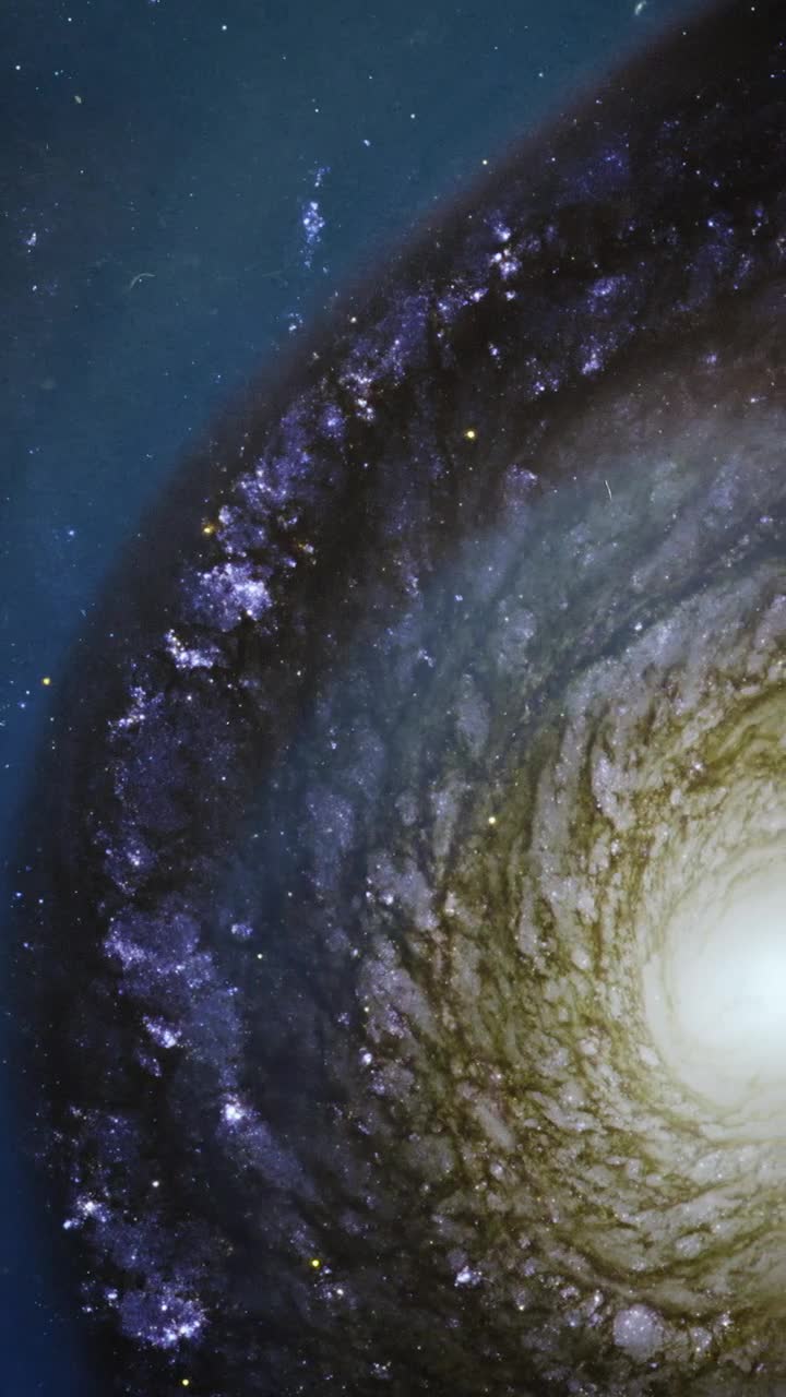 Stock Video Giant Bright Galaxy Through Abstract Video Overlay Live Wallpaper For PC