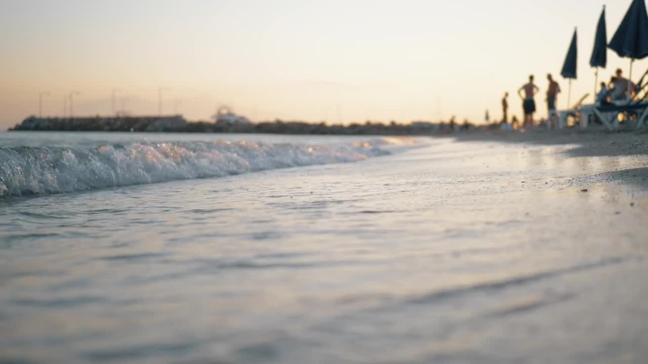 Stock Video Gentle Waves Washing Against Chairs Live Wallpaper For PC