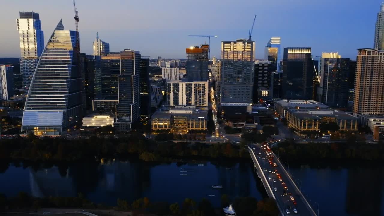 Stock Video General View Of A Big City From The Heights Live Wallpaper For PC