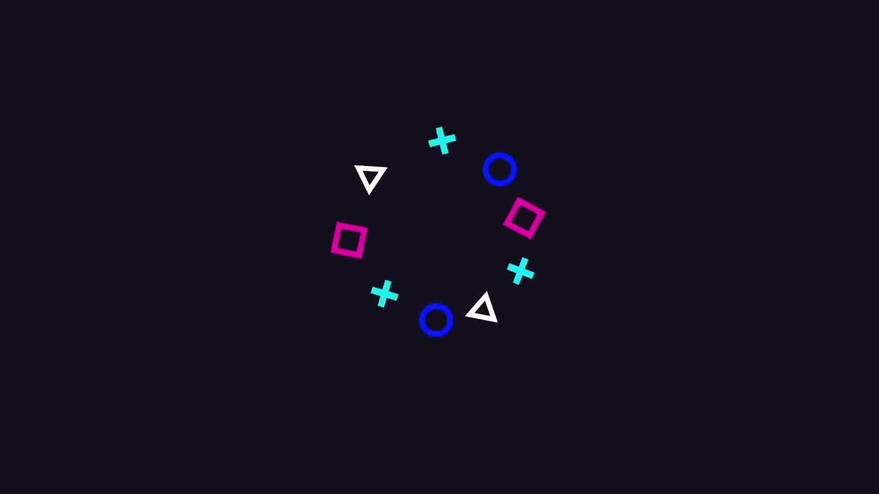 Stock Video Gaming Shapes Reveal Live Wallpaper For PC