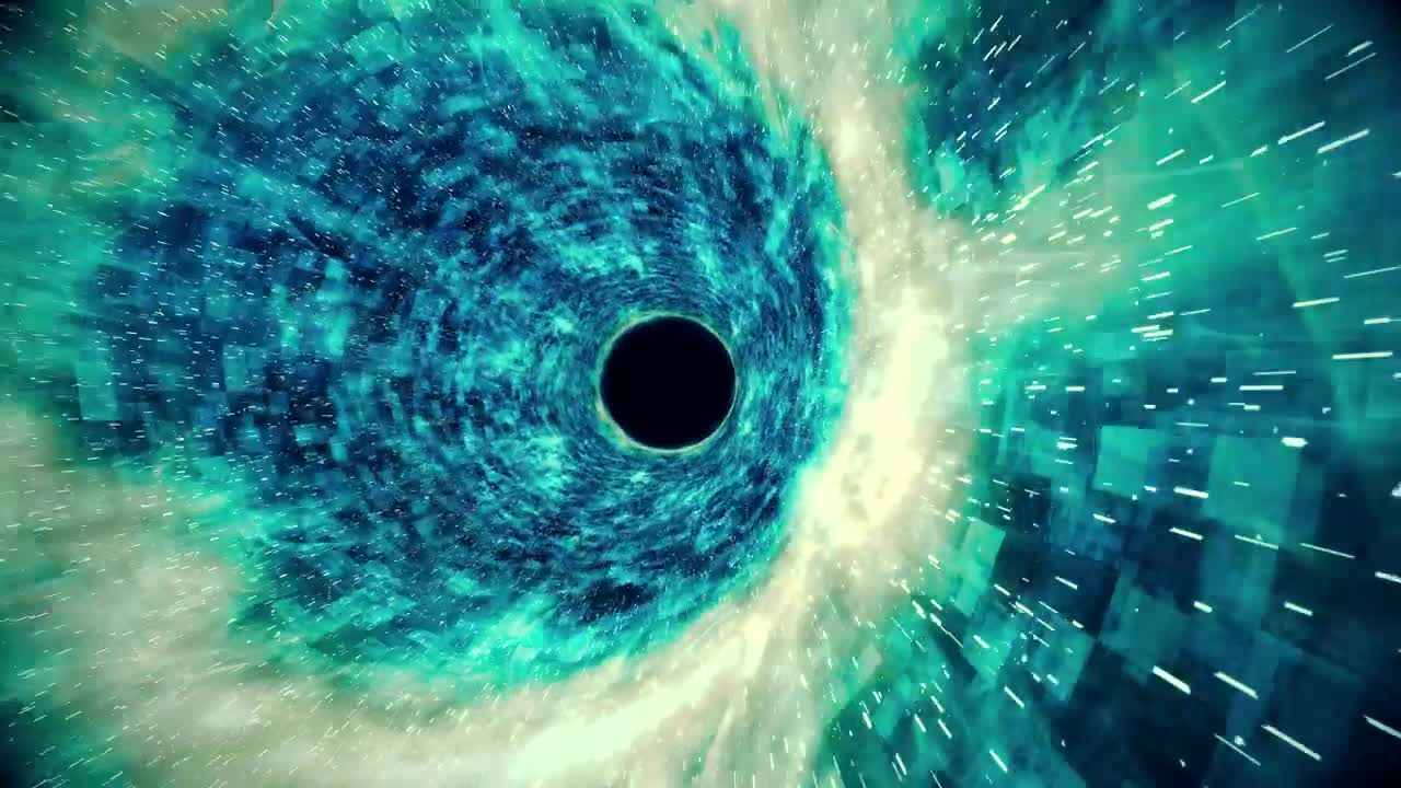 Stock Video Galactic Information Tunnel Live Wallpaper For PC