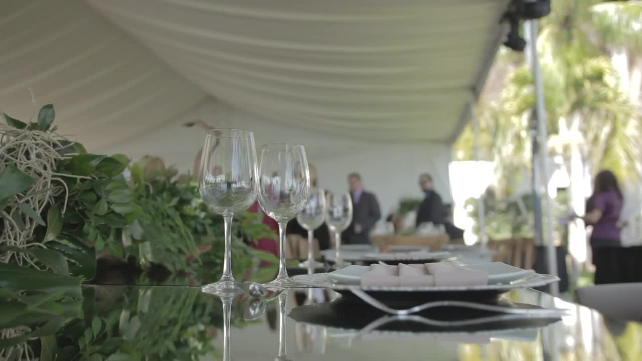 Stock Video Gala Party Seen From Above A Table Live Wallpaper For PC