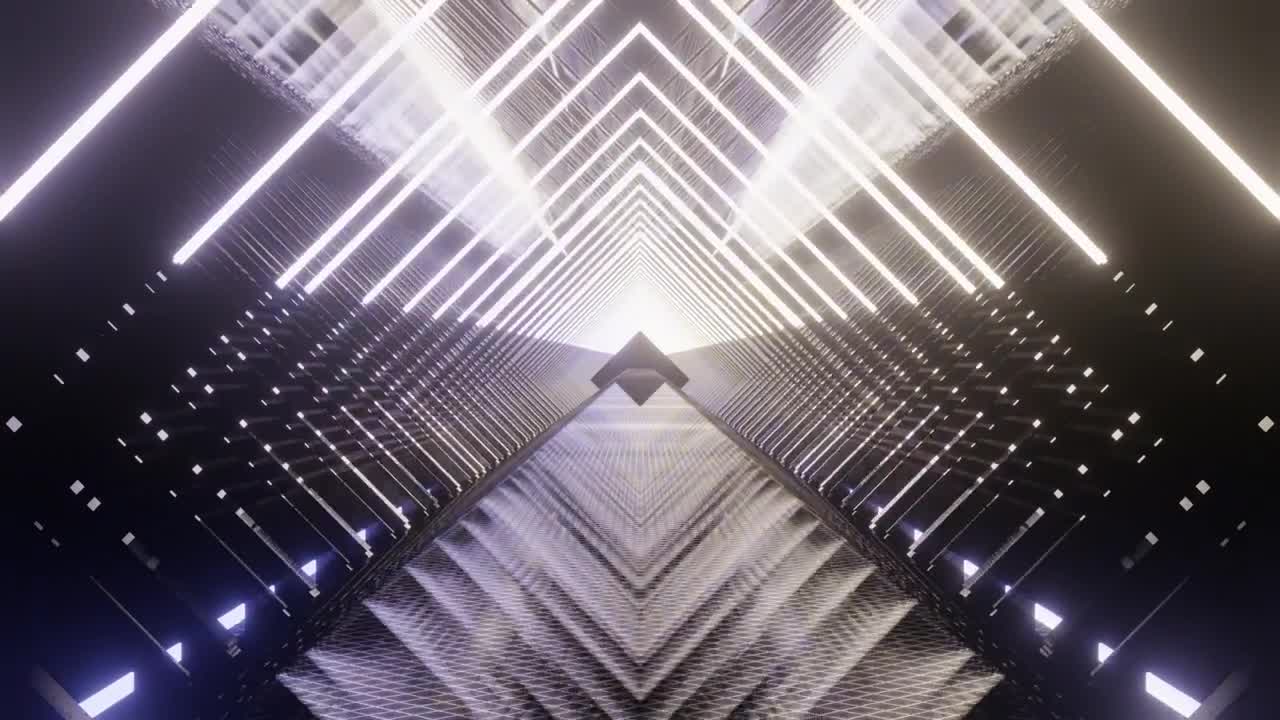 Stock Video Futuristic Tunnel Loop Video Live Wallpaper For PC