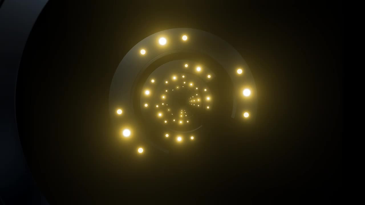 Stock Video Futuristic Circular Endless Tunnel Live Wallpaper For PC