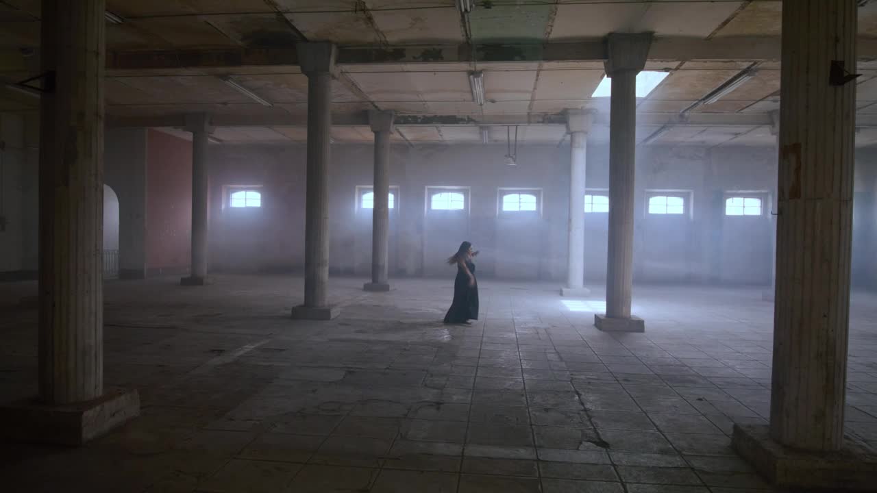 Stock Video Full Shot Of A Contemporary Dancer Live Wallpaper For PC
