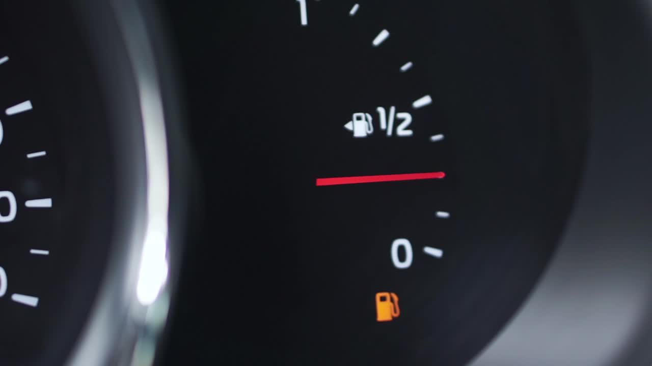 Stock Video Fuel Meter On A Car Dashboard Live Wallpaper For PC