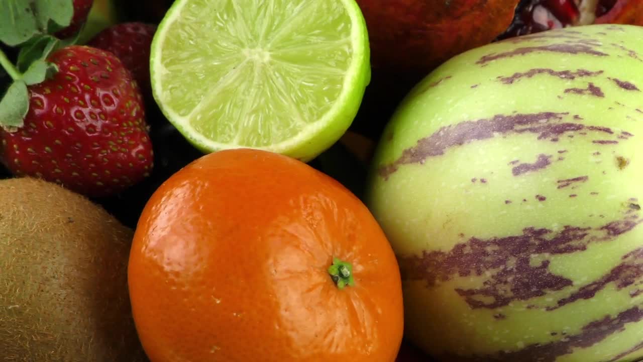 Stock Video Frutas Con Concepto Publicitario Live Wallpaper For PC