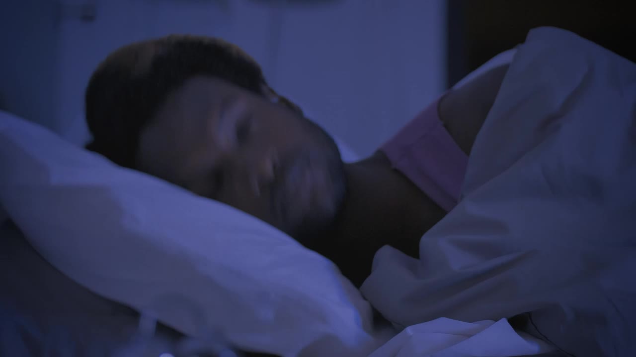 Stock Video Frustrated Boy In His Bed For Not Being Able To Live Wallpaper For PC