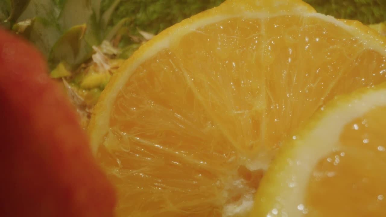 Stock Video Fruit Texture In A Humid Environment Live Wallpaper For PC