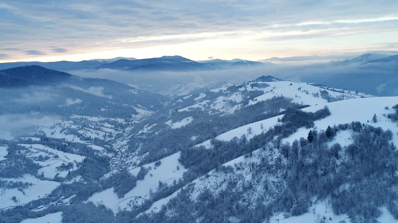 Stock Video Frozen Mountains Aerial Shot Live Wallpaper For PC