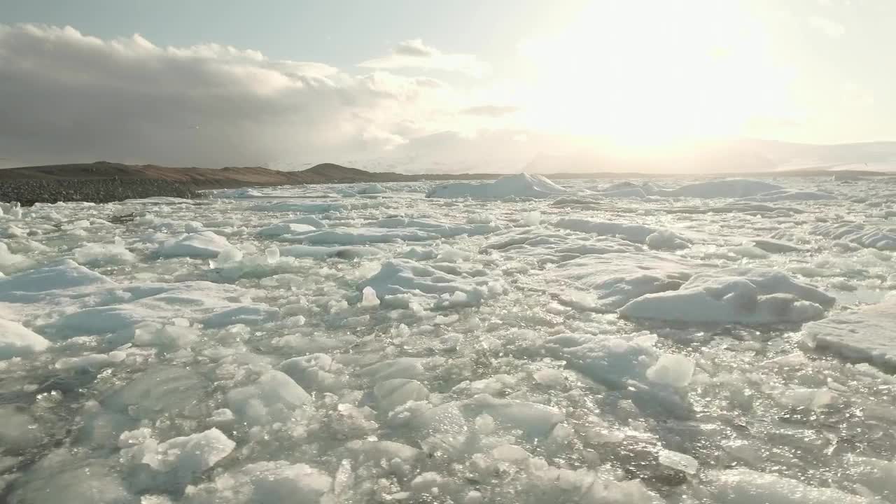 Stock Video Frozen Lake In The Sun Live Wallpaper For PC