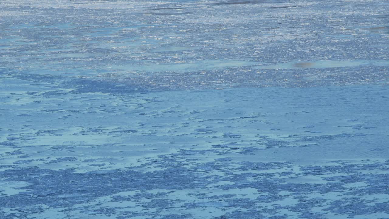 Stock Video Frozen Chunks On The Hudson Live Wallpaper For PC