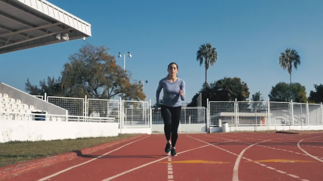 Stock Video Front View Of A Woman Running Live Wallpaper For PC