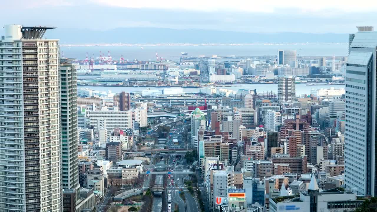 Stock Video From Day To Night In Kobe City Live Wallpaper For PC
