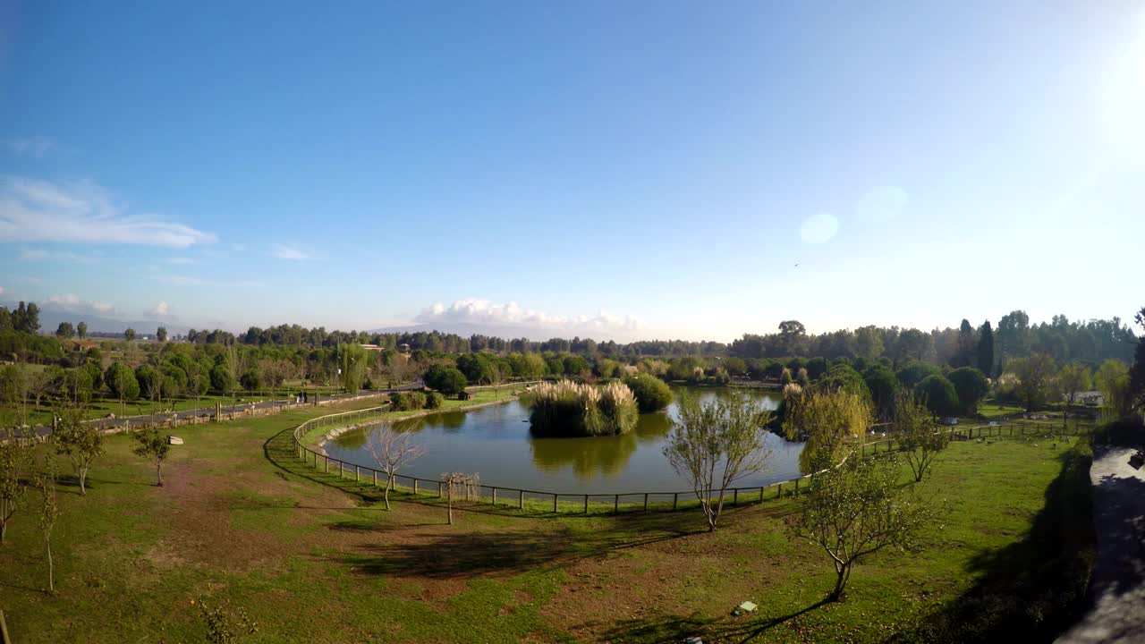 Stock Video Lake At A Ranch In The Countryside Animated Wallpaper