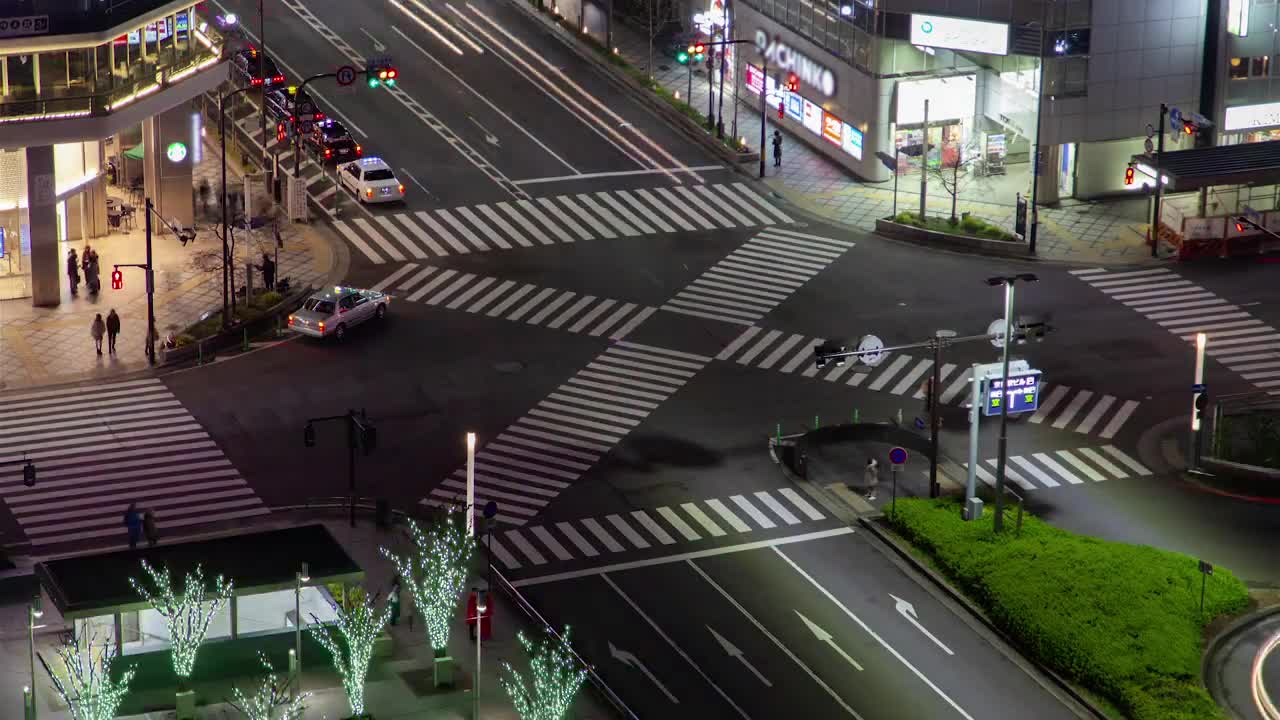 Stock Video Kyoto Crossroad With Traffic Time Lapse Animated Wallpaper