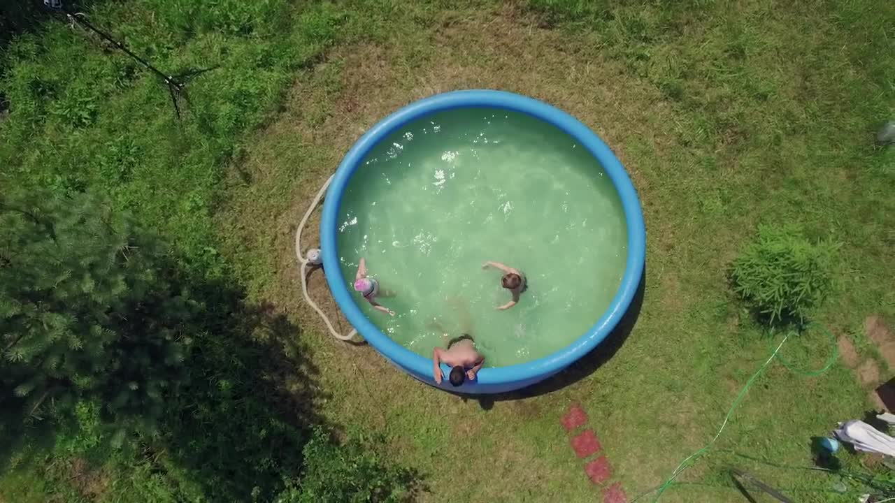 Stock Video Kids Cooling Off On A Hot Day Animated Wallpaper