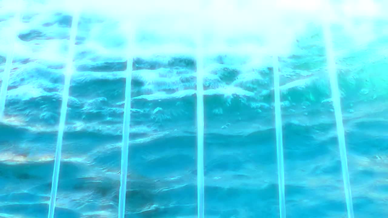 Stock Video Jets In A Fountain Agitating The Water Animated Wallpaper