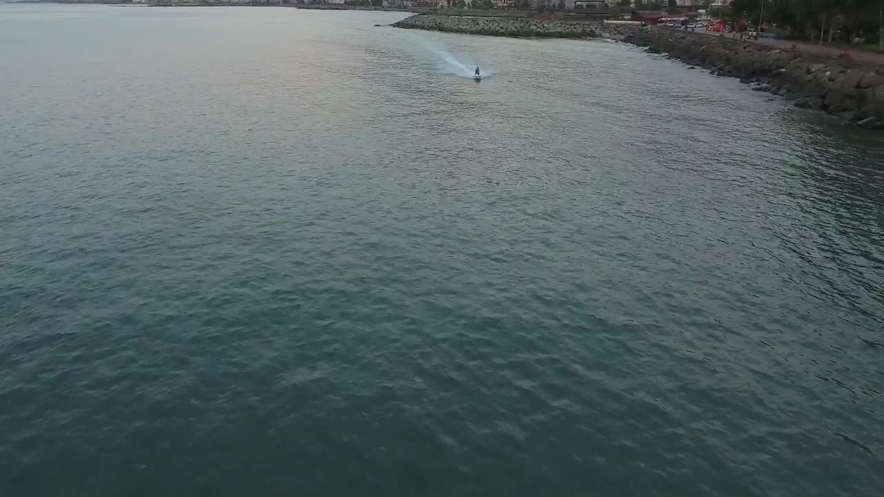 Stock Video Jet Ski In The Lake Animated Wallpaper