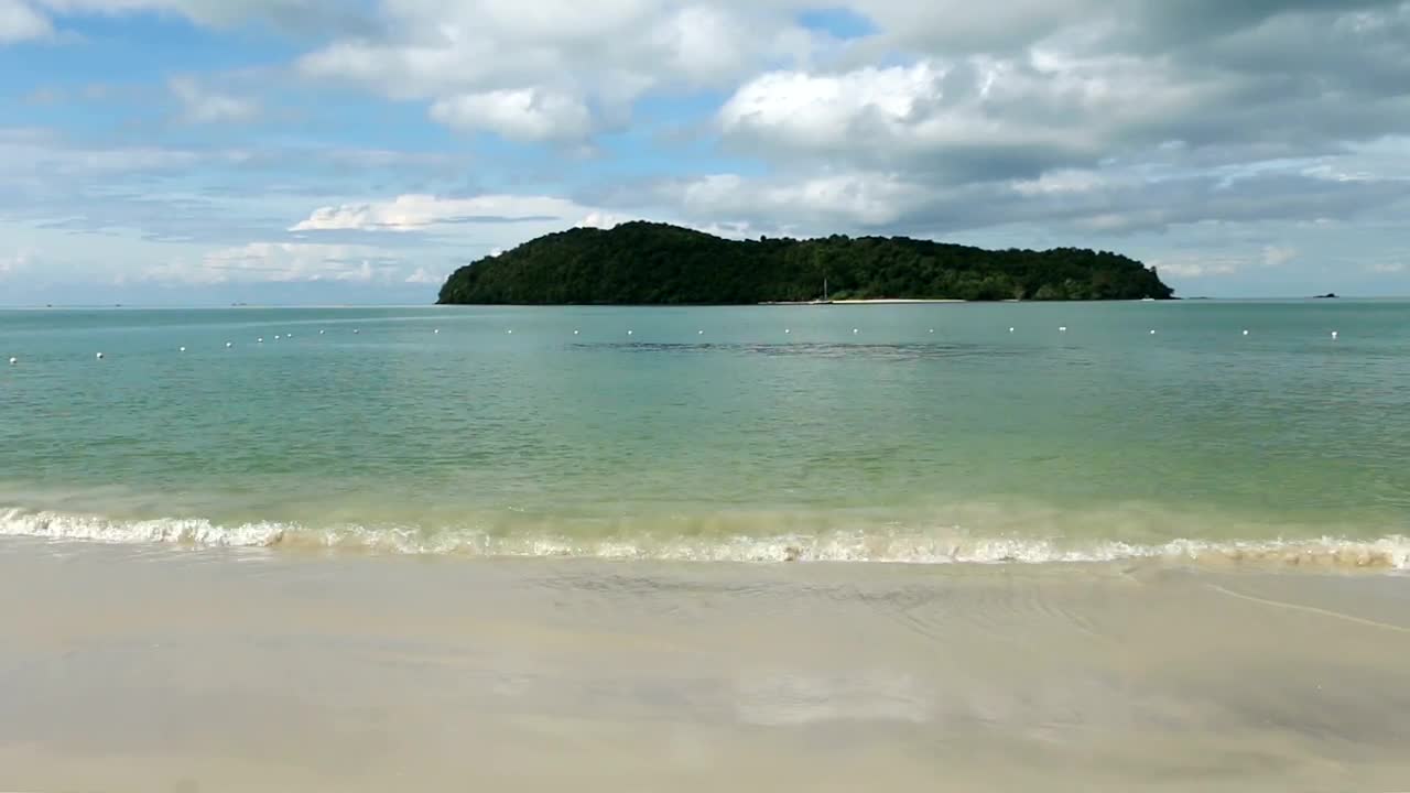 Stock Video Jet Ski In Calm Tropical Waters Animated Wallpaper