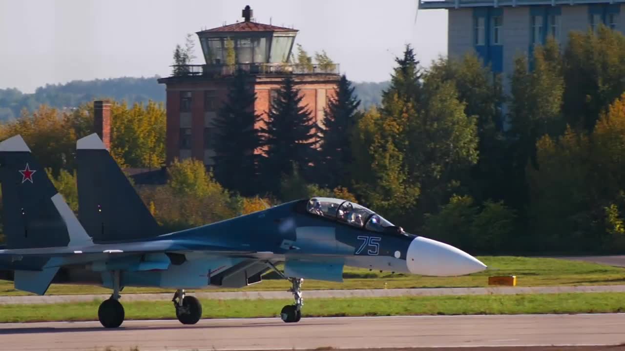 Stock Video Jet Moving Down A Runway In The Distance Animated Wallpaper