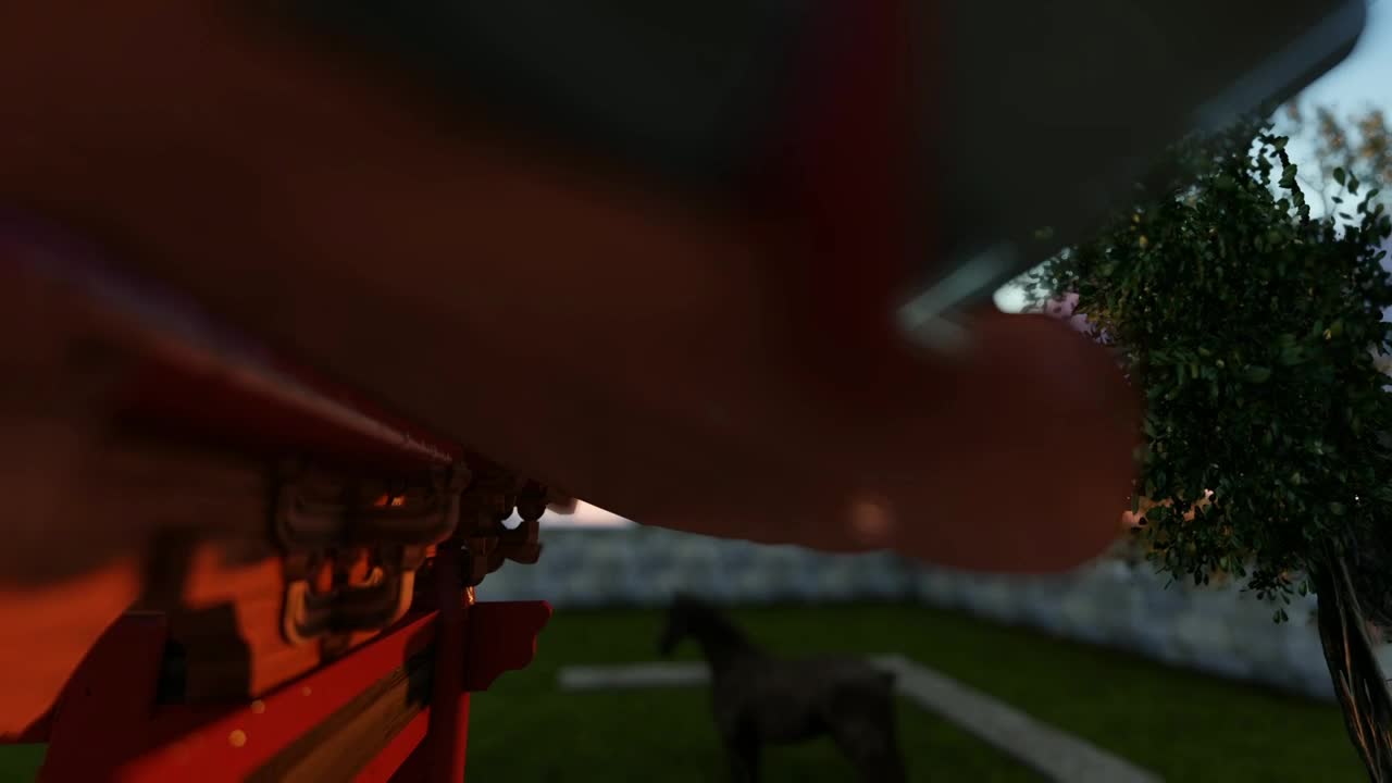 Stock Video Japanese House At Sunset D Animation Animated Wallpaper