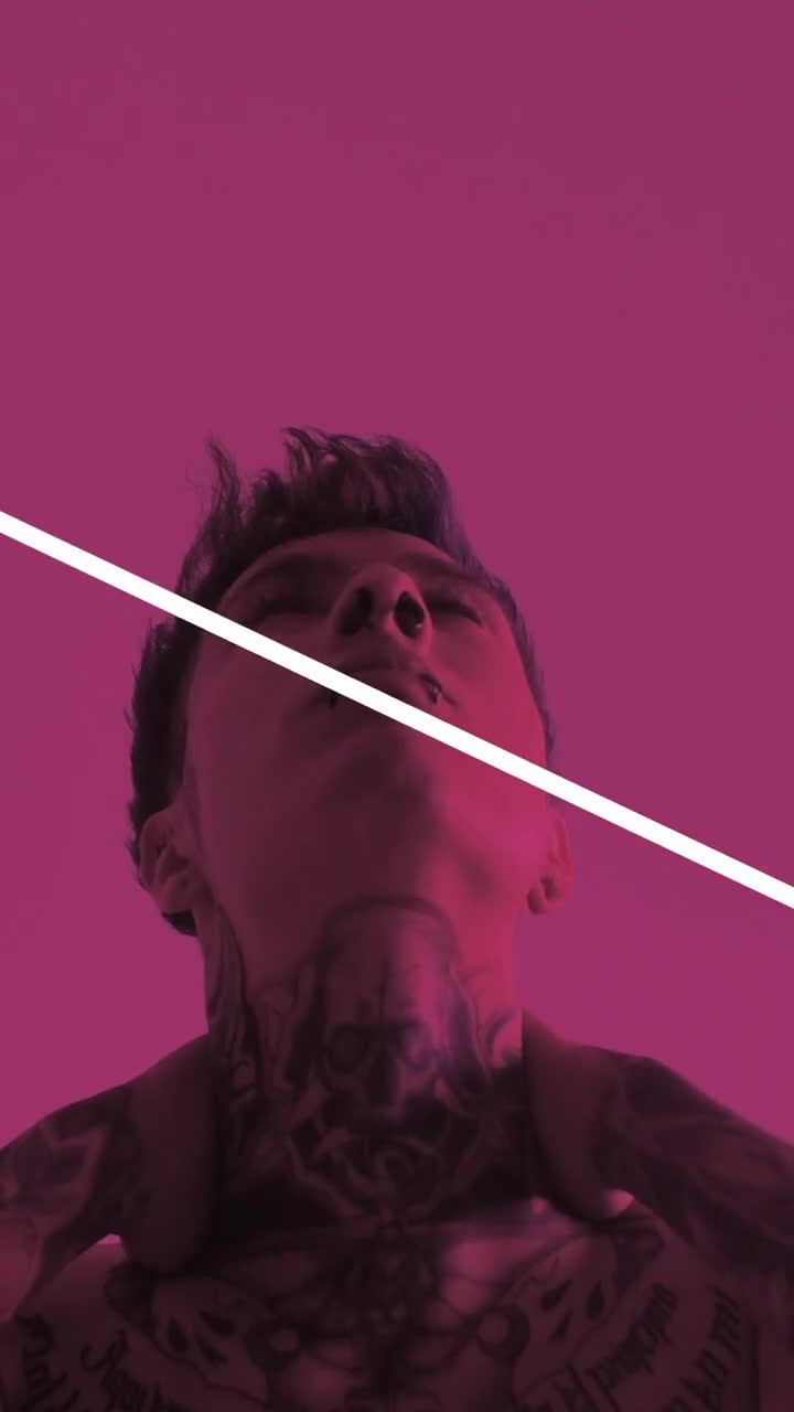 Stock Video Inverted Story Banner Animated Wallpaper