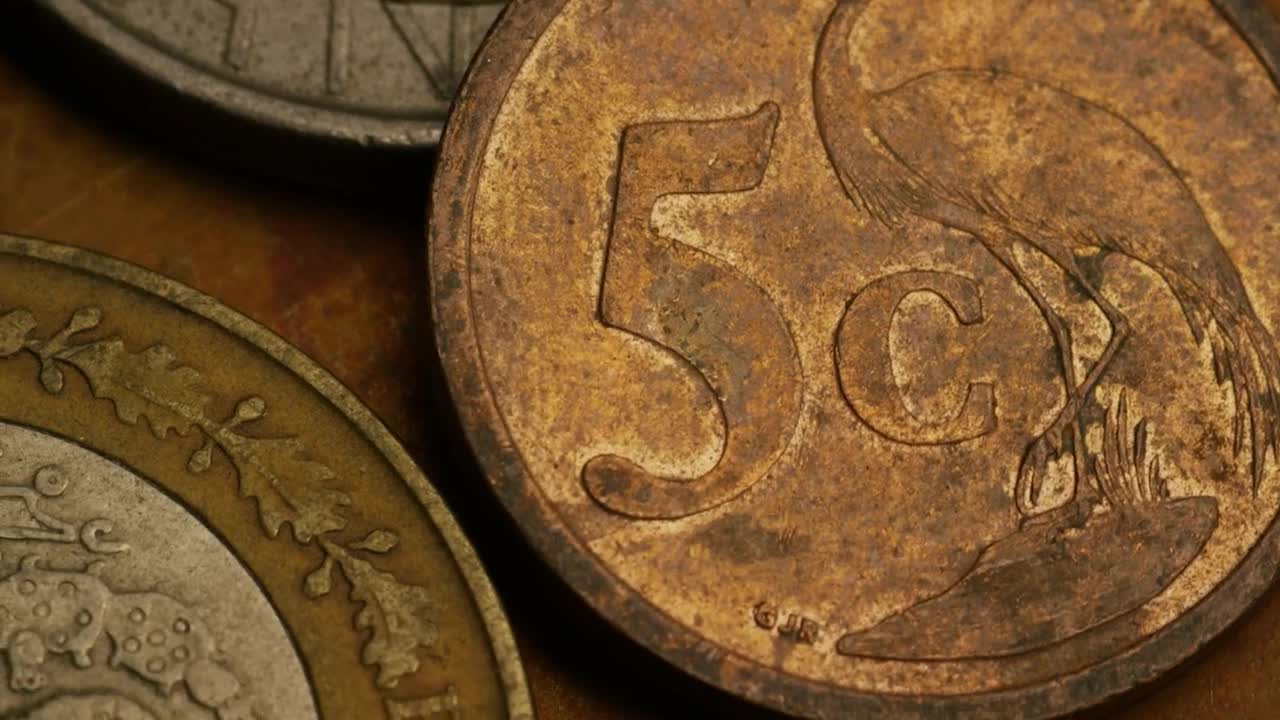 Stock Video International Vintage Coins Animated Wallpaper