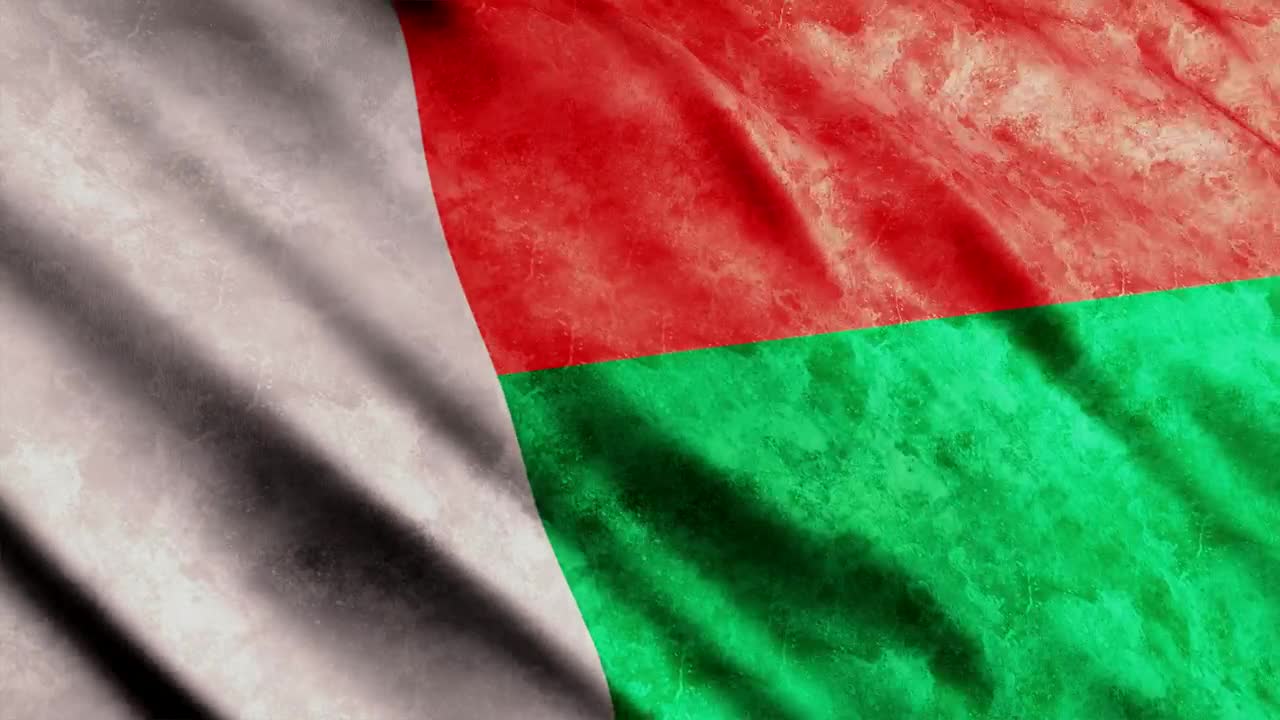 Stock Video International Madagascar Flag Animated Wallpaper