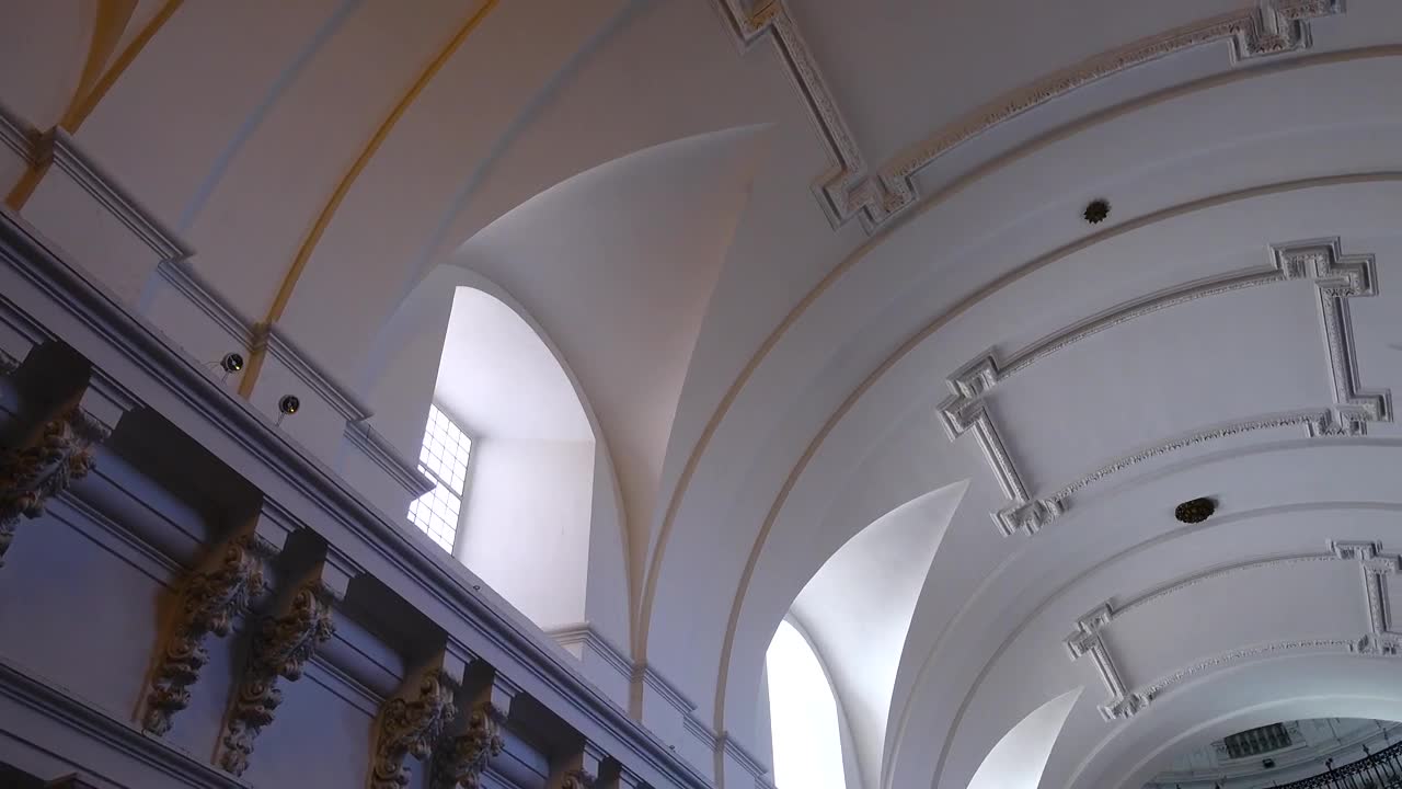 Stock Video Interior Of A Temple Low View Animated Wallpaper