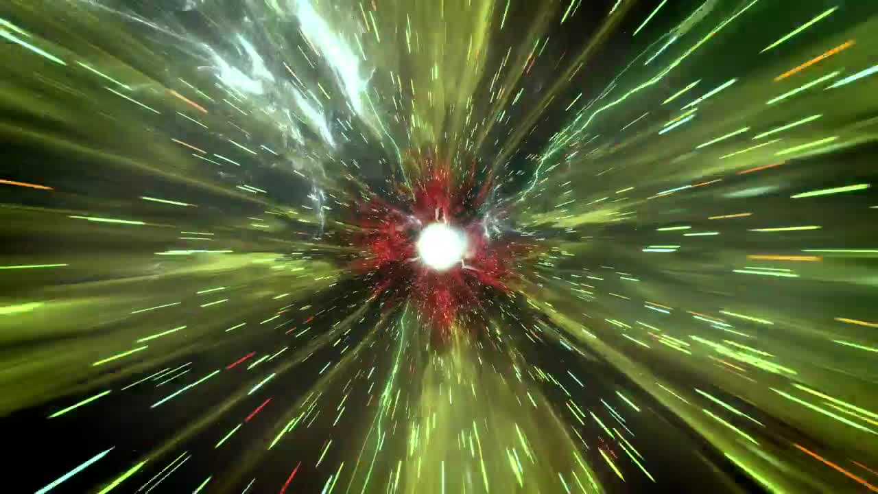 Stock Video Intergalactic Journey Animated Wallpaper