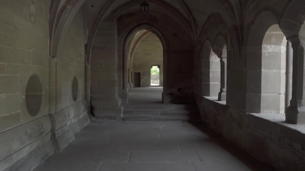 Stock Video Inside The Ancient Monastery Animated Wallpaper
