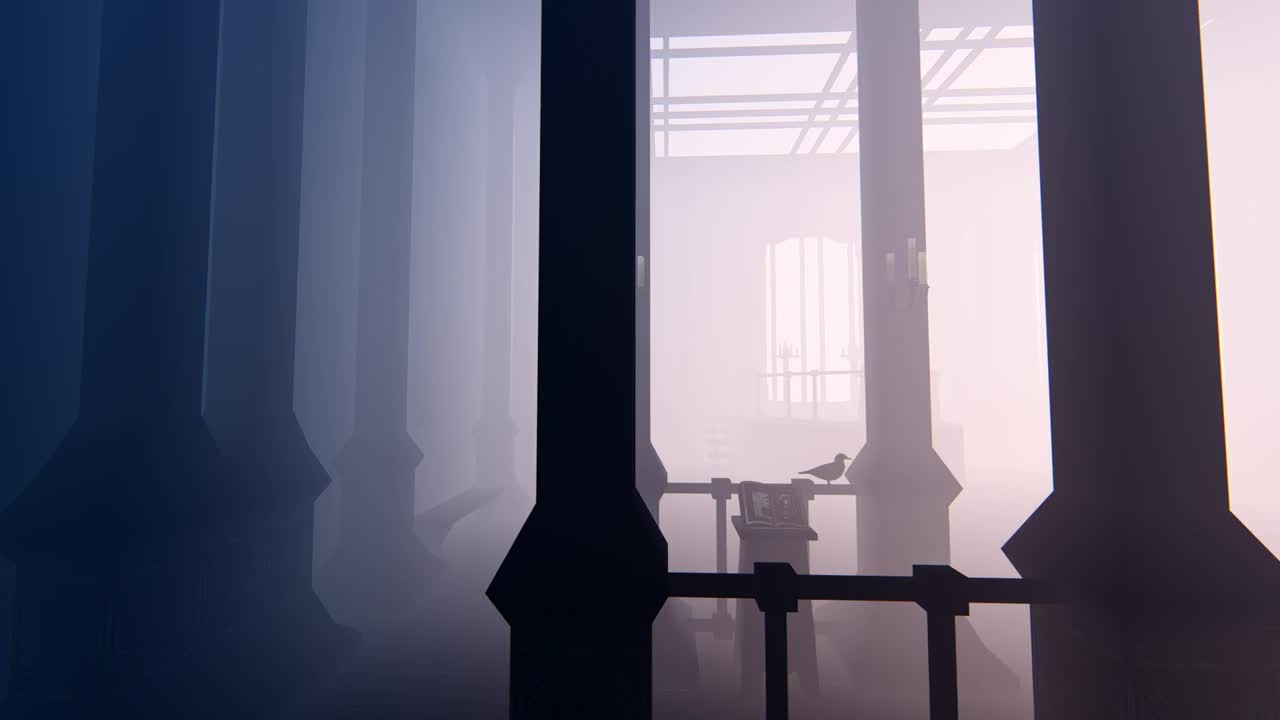 Stock Video Inside Of An Old Church D Render Animated Wallpaper