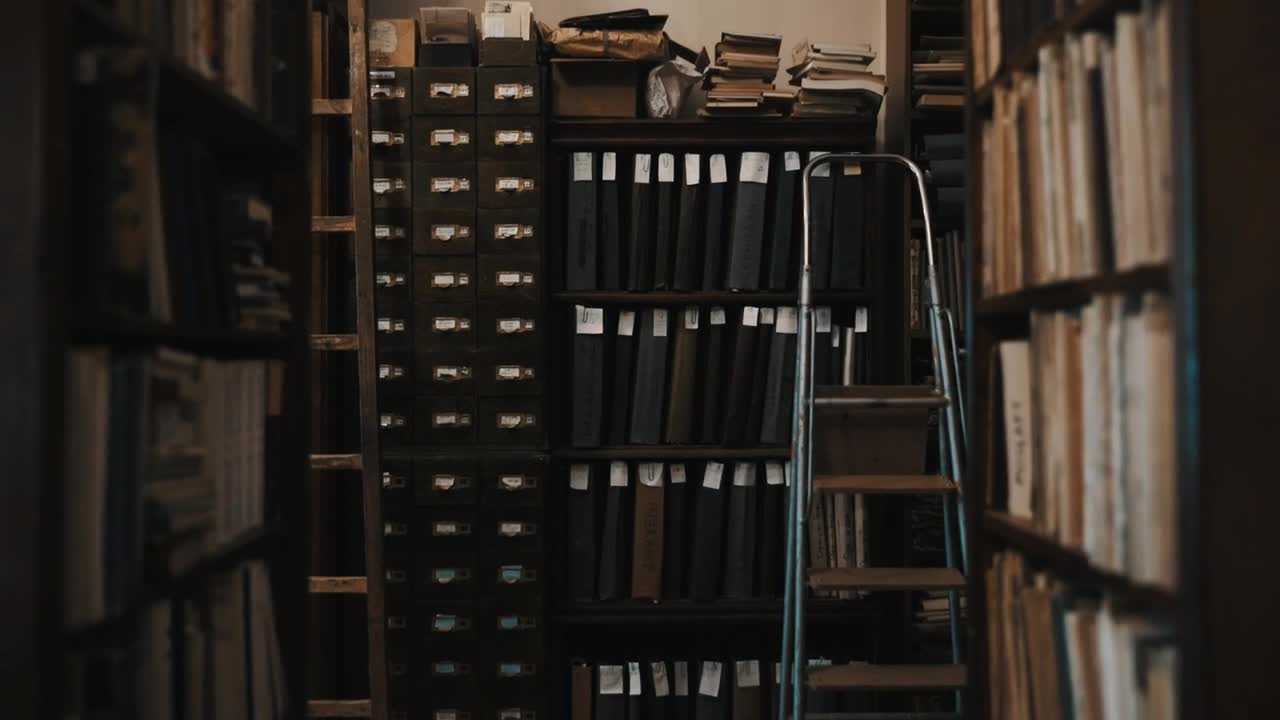 Stock Video Inside An Old Library Animated Wallpaper