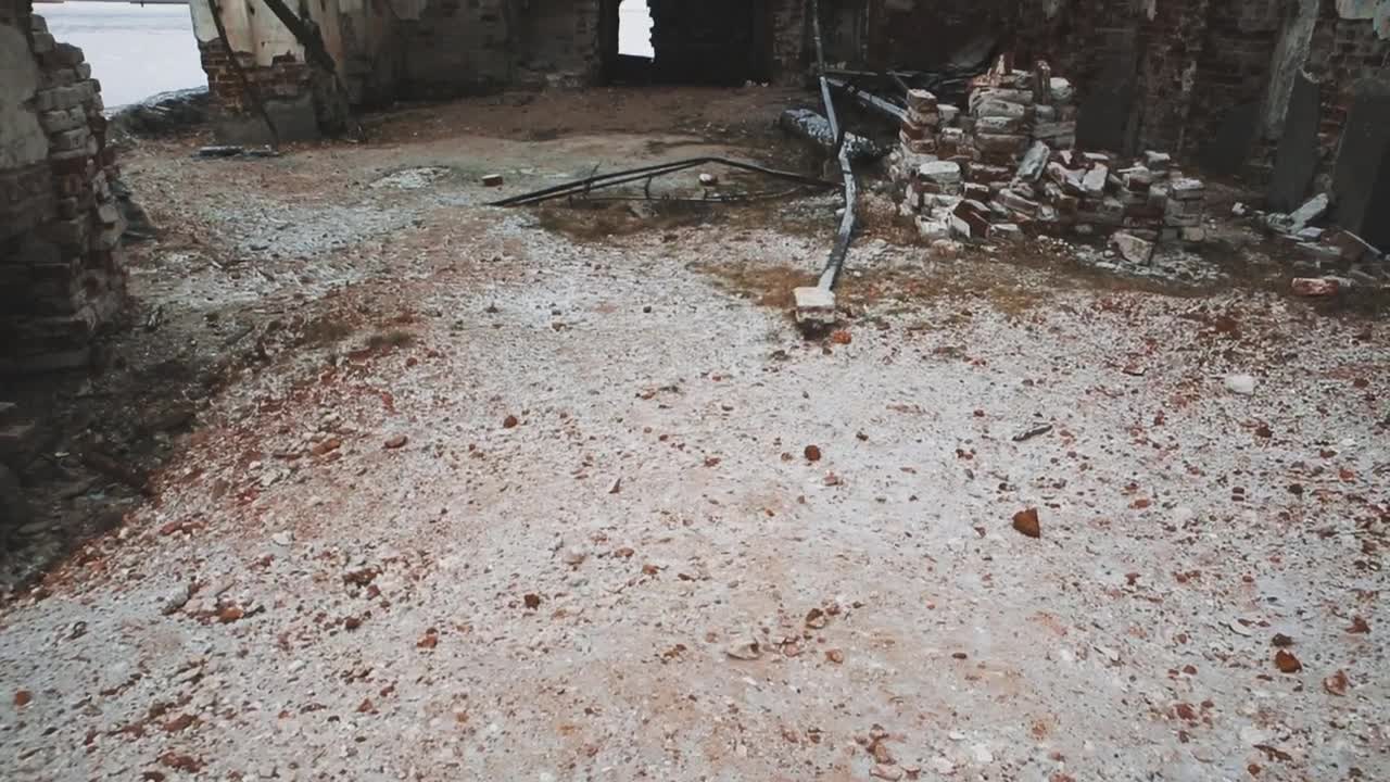 Stock Video Inside An Abandoned Building Animated Wallpaper