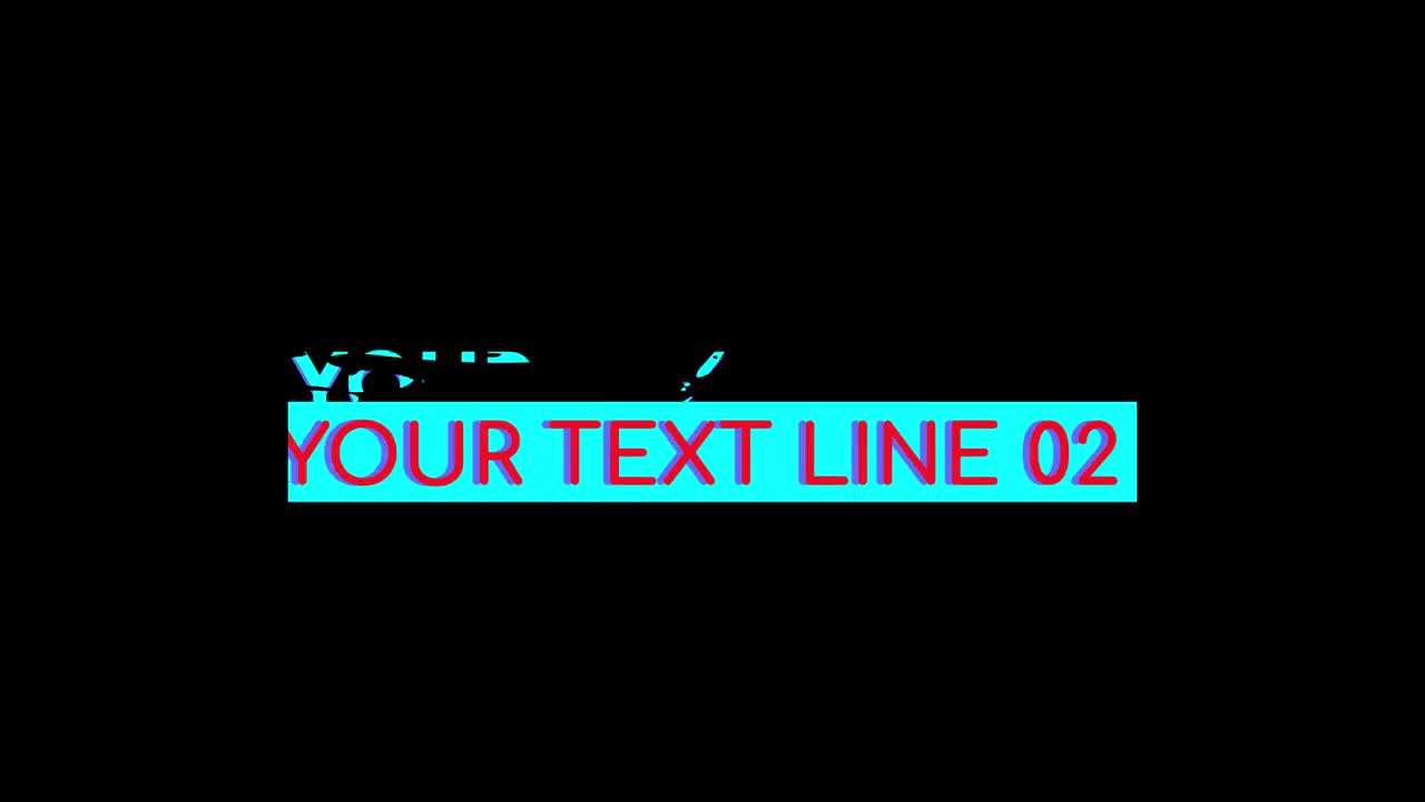 Stock Video Ink Line Lower Third Animated Wallpaper
