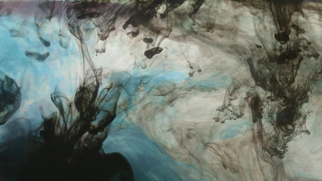 Stock Video Ink Dripping Through Water Animated Wallpaper