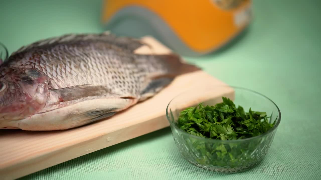 Stock Video Ingredients To Prepare Ceviche Animated Wallpaper