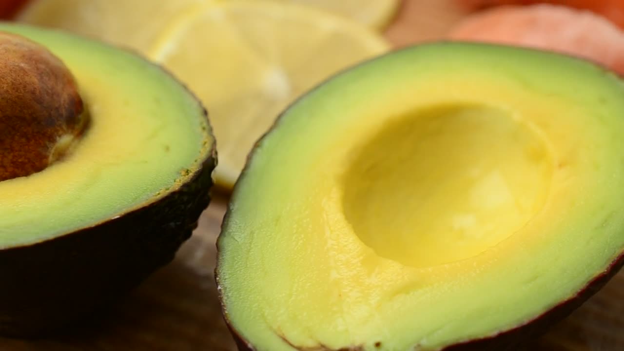 Stock Video Ingredient To Prepare Salmon Animated Wallpaper