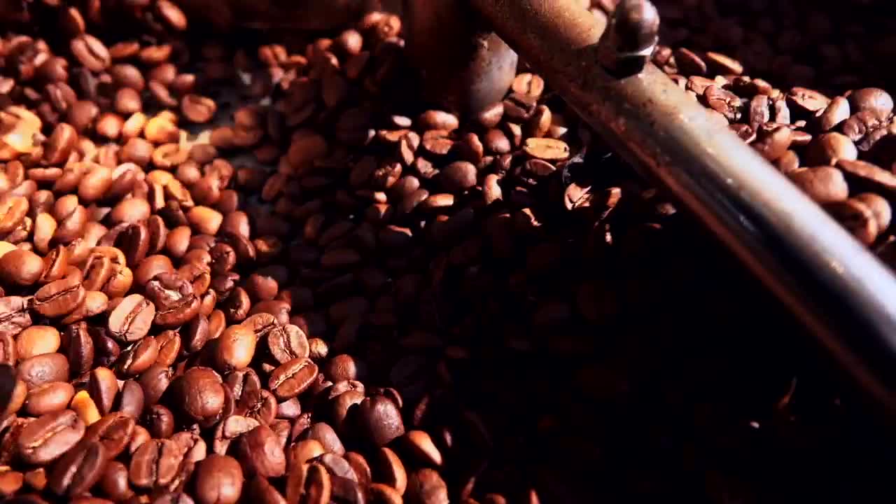 Stock Video Industrial Outdoor Coffee Roaster Animated Wallpaper