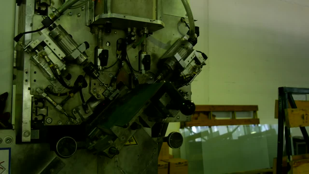 Stock Video Industrial Machinery Animated Wallpaper
