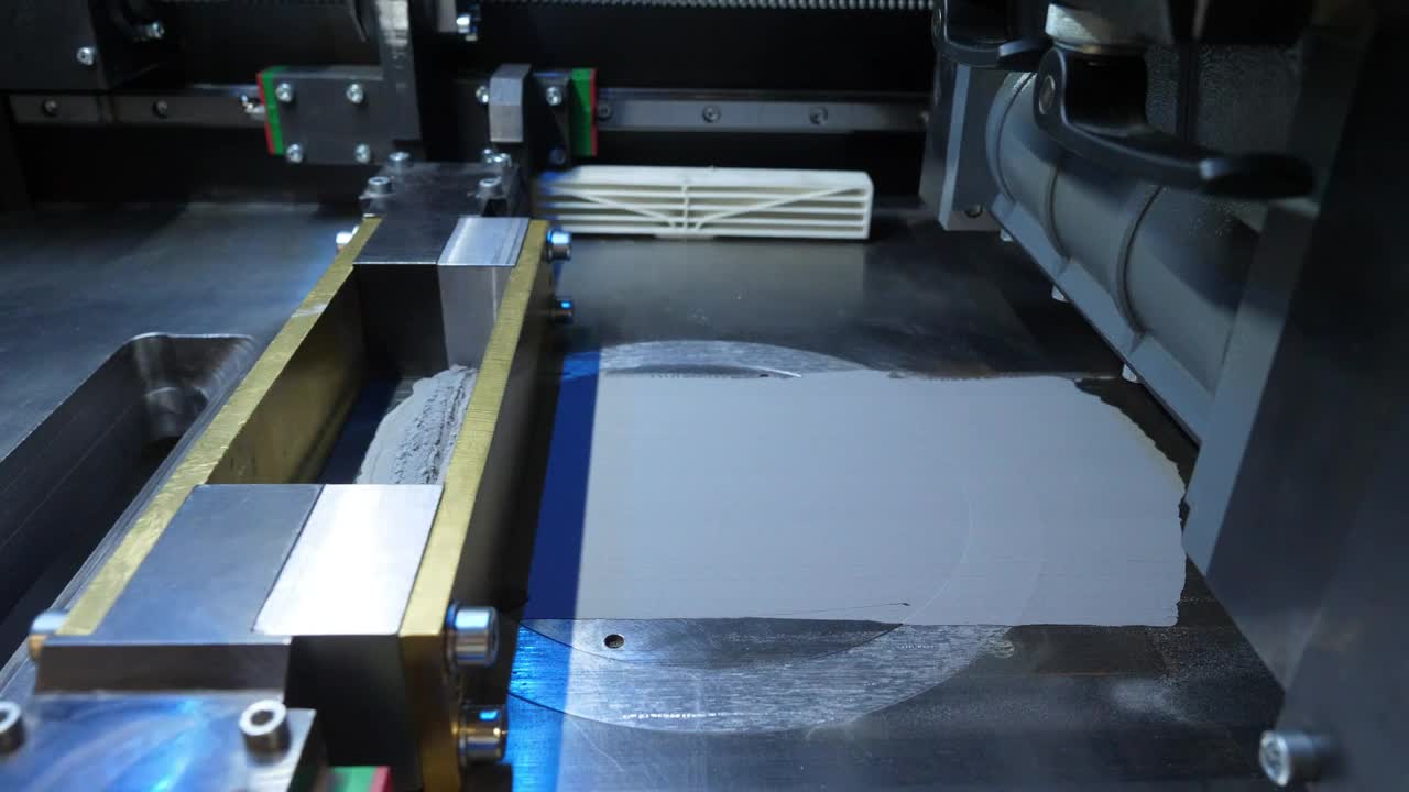 Stock Video Industrial D Printer Animated Wallpaper