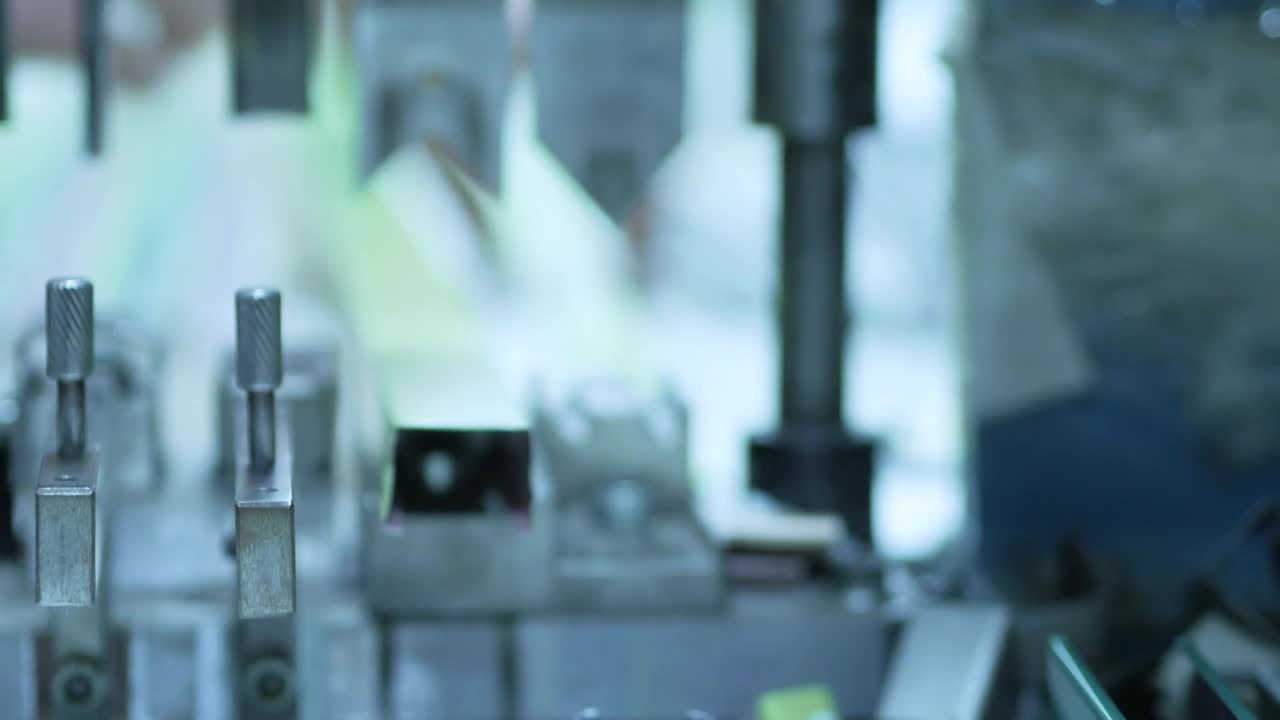 Stock Video Industrial Cutting Machine Animated Wallpaper