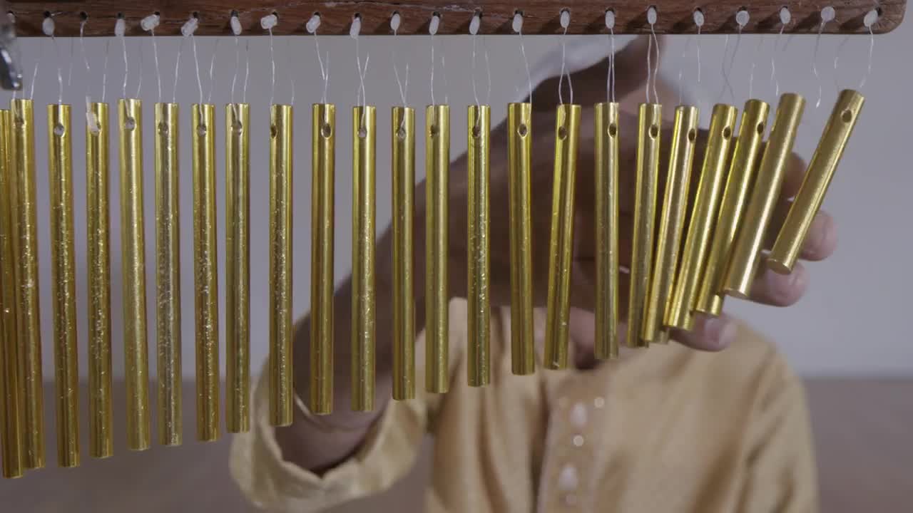 Stock Video Indian Percussion Musician Performing Animated Wallpaper