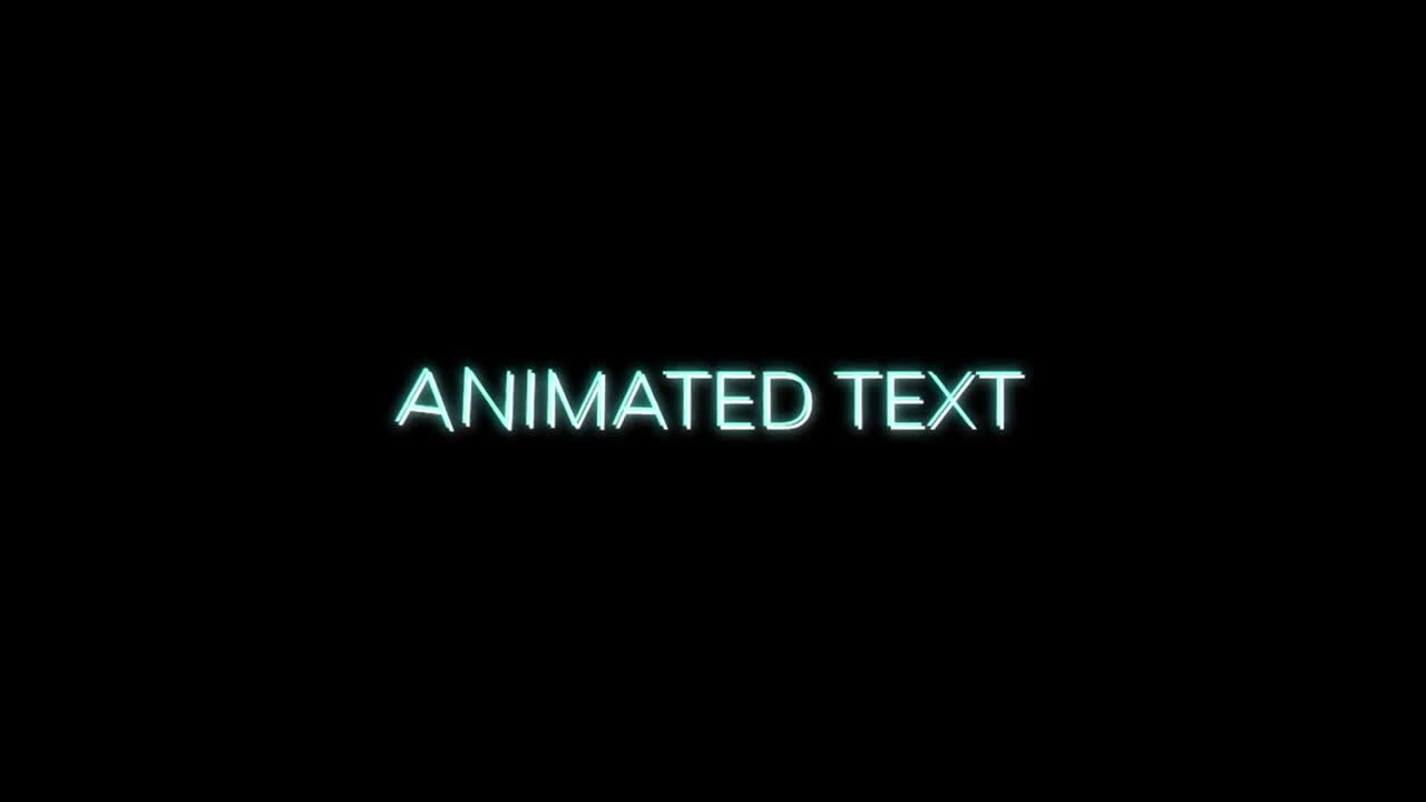 Stock Video In And Out Neon Text Animated Wallpaper
