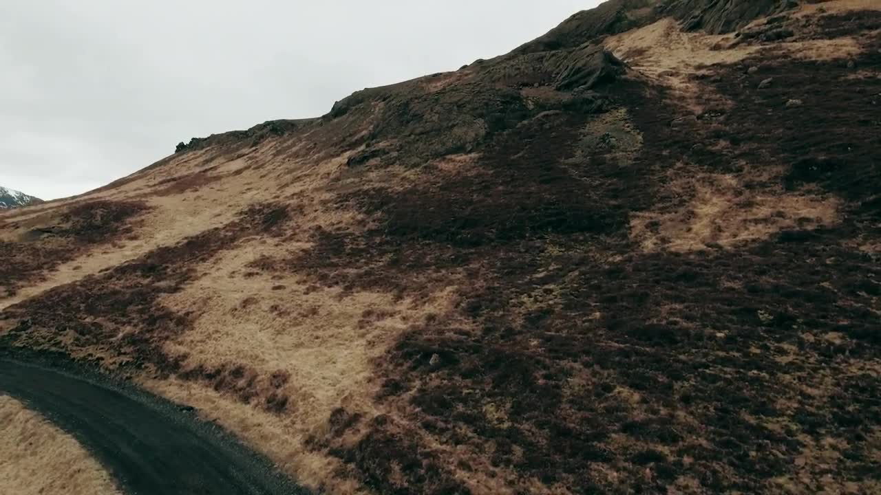 Stock Video Icelandic Mountain Regions Animated Wallpaper