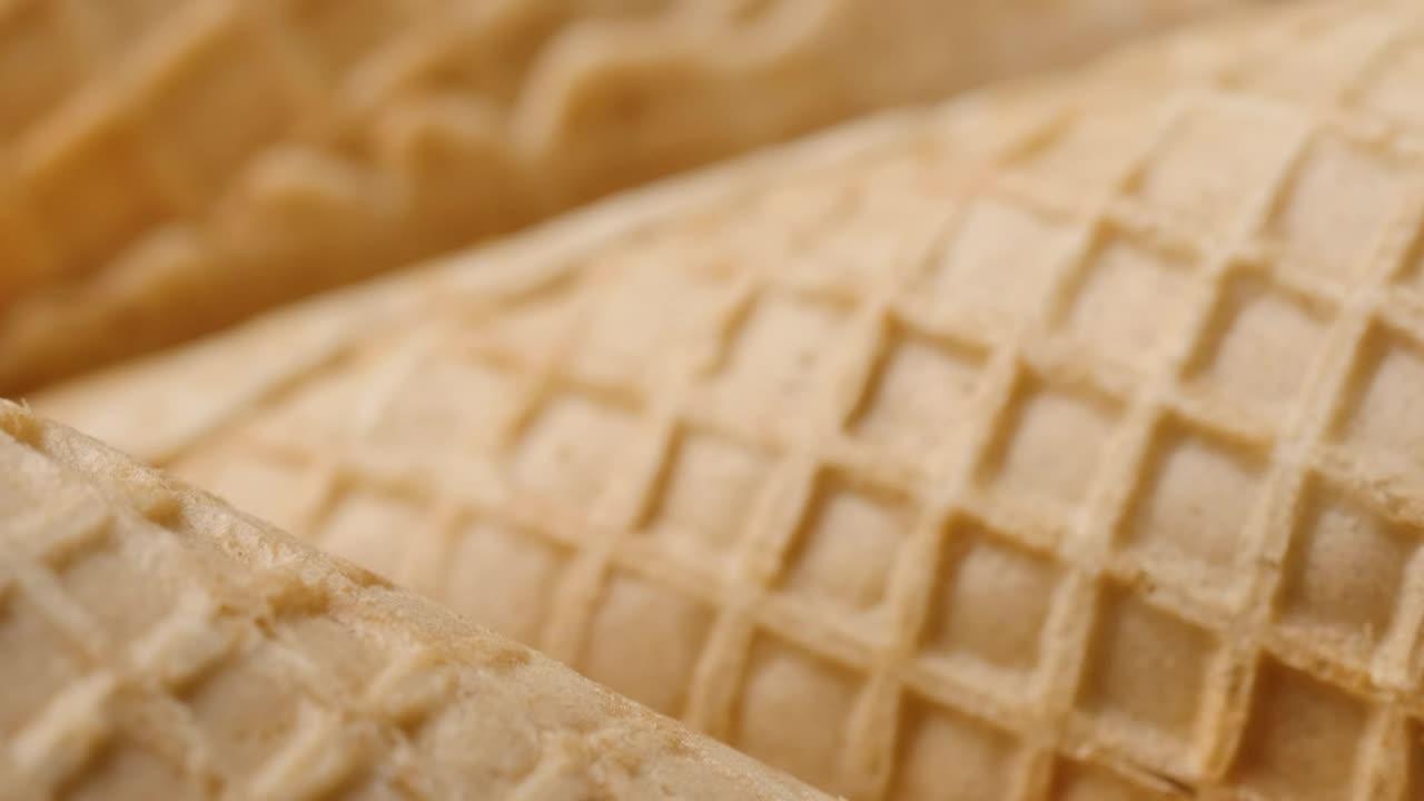 Stock Video Ice Cream Cones Seen In Great Detail Animated Wallpaper