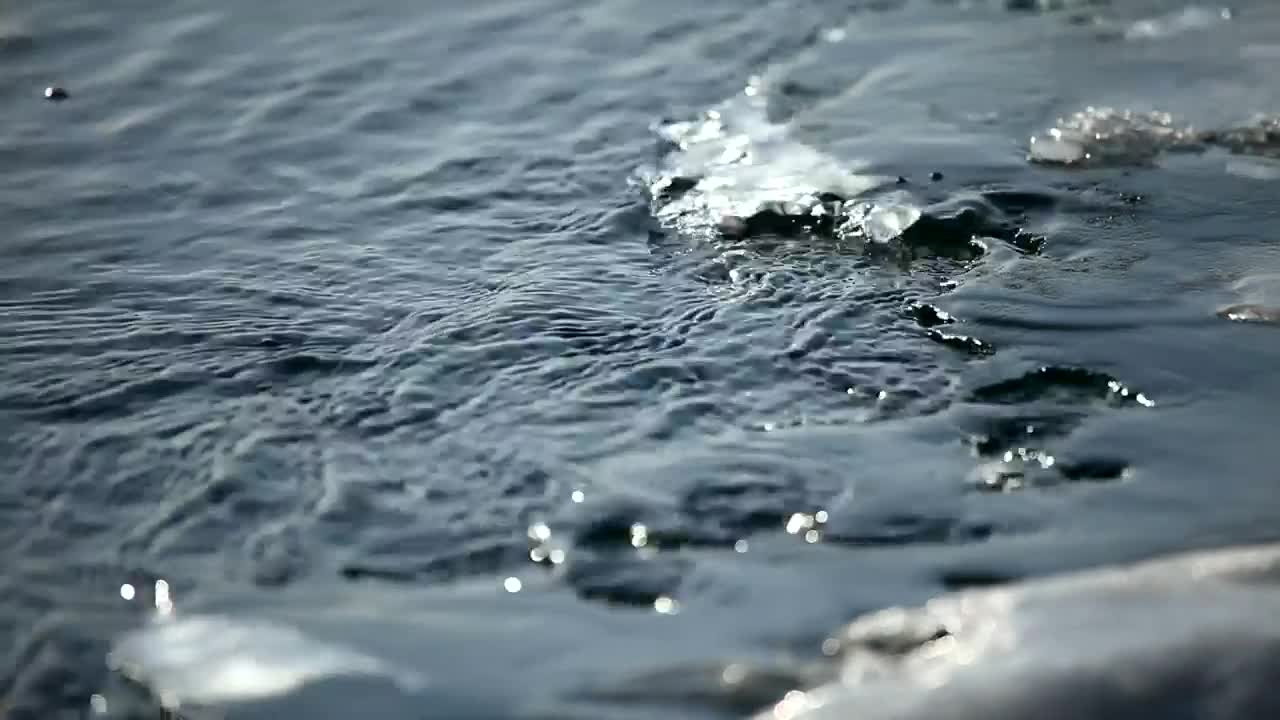 Stock Video Ice And Water Closeup Animated Wallpaper