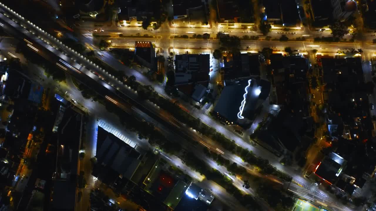 Stock Video Hyperlapse Of Traffic On A Bridge At Night Animated Wallpaper