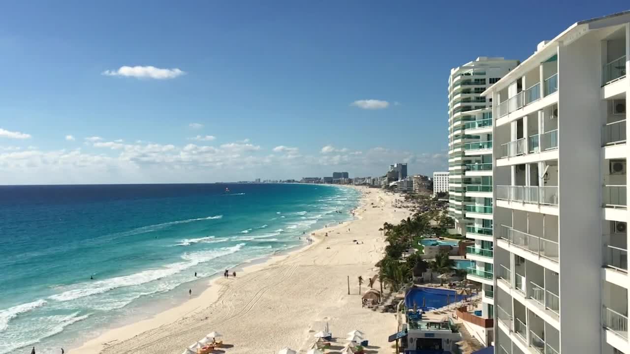 Stock Video Hotel Zone Beach Animated Wallpaper